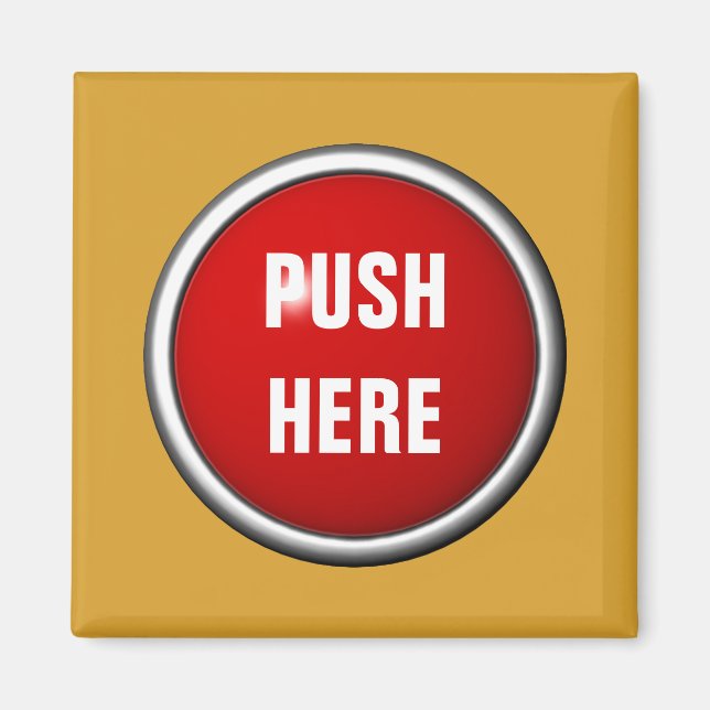 in case of emergency push here magnet (Front)