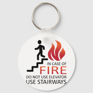 In Case of Fire Keychain
