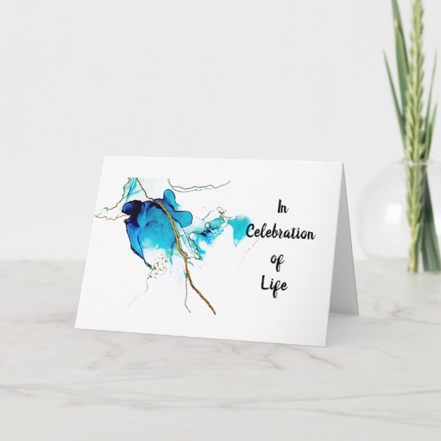 “In Celebration of Life”  Note Card (Front)