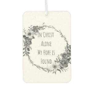 In Christ Alone Air Freshener