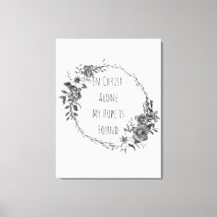 In Christ Alone Canvas Print