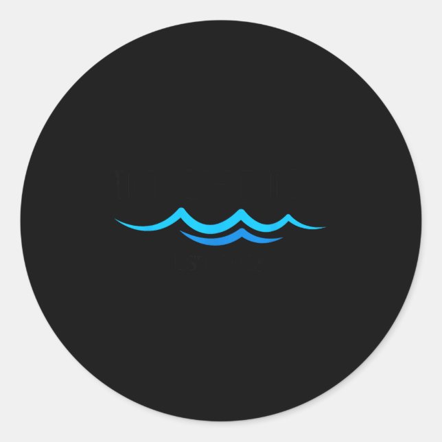 In Christ Baptism New Believer Confirmation Milest Classic Round Sticker (Front)