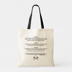 In Christ pronouns Tote Bag