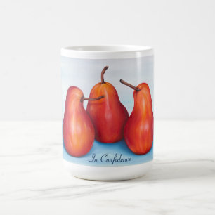 "In Confidence" Pear Mug