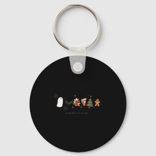 In Da Clerb We All Fam Halloween Thanksgiving Chri Keychain