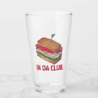 In Da Club Funny Foodie Deli Turkey Club Sandwich