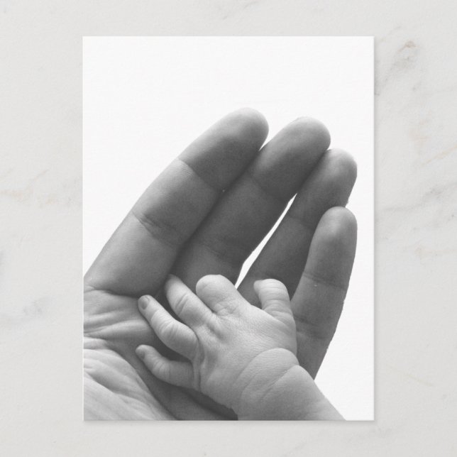 In Daddy's Hand Postcard (Front)