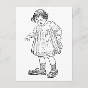 In Daddy's Shoes Postcard