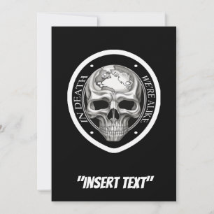In Death, We're Alike Invitation