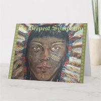In Deepest Sympathy Card (Big Card) Chief