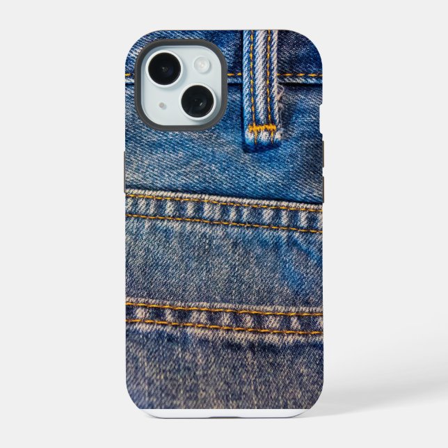 In Denim iPhone 15 Case (Back)