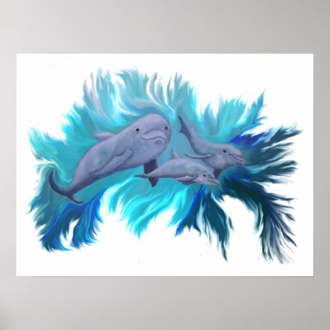 In der Delfin — Schule Poster (Front)