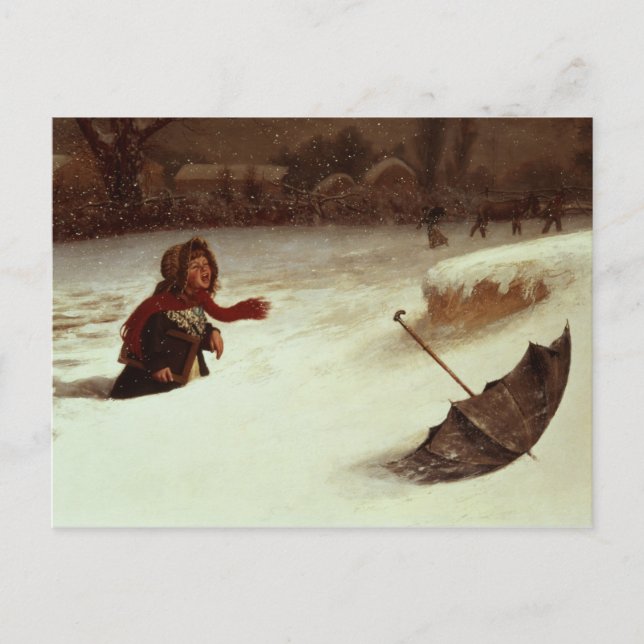 In Difficulties Postcard (Front)