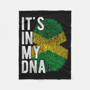 in DNA Jamaica Flag Jamaican Independence Day Fleece Blanket