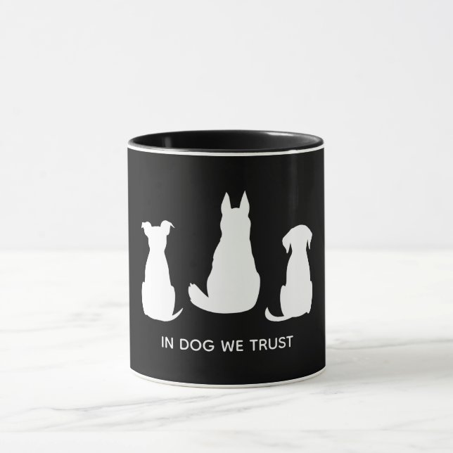 In Dog We Trust Dog Lovers Mug (Center)