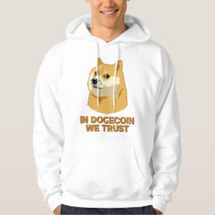 In Dogecoin We Trust Funny Crypto Cryptocurrency Hoodie