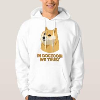 In Dogecoin We Trust Funny Crypto Cryptocurrency Hoodie