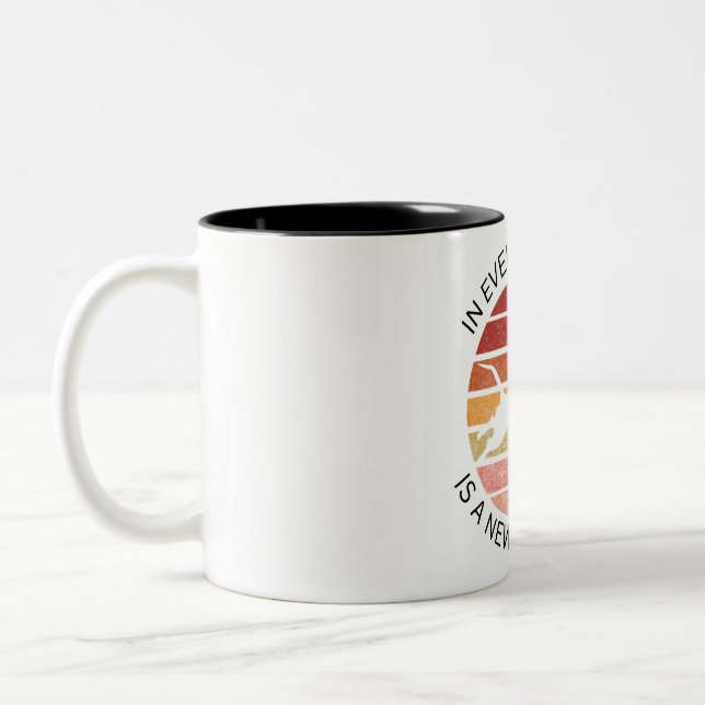 In Every Sunbeam Is a New Adventure Mug (Left)