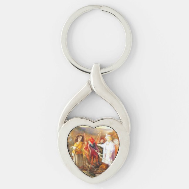 In Fairyland John Anster Fitzgerald Keychain (Front)