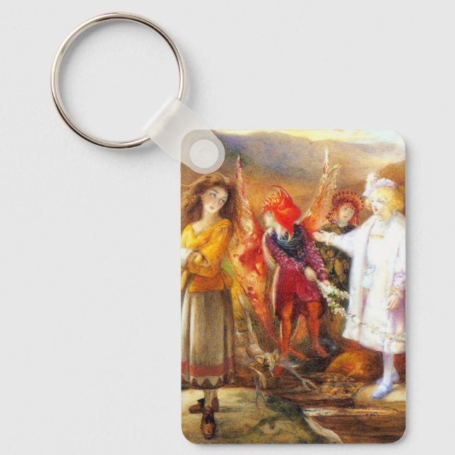 In Fairyland John Anster Fitzgerald Keychain (Front)