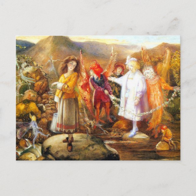 In Fairyland John Anster Fitzgerald Postcard (Front)