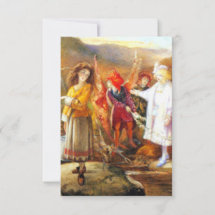 In Fairyland John Anster Fitzgerald RSVP Card