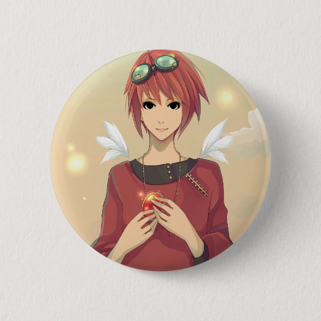 In Fang + Thief 2 Inch Round Button (Front)