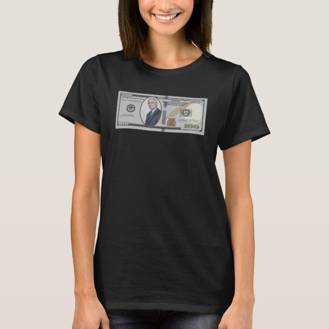 In Fauci We Trust 100 Dollar Bill T-Shirt (Front)