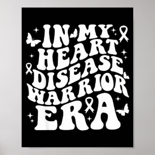 In February We Wear Red Heart Disease Awareness Wa Poster