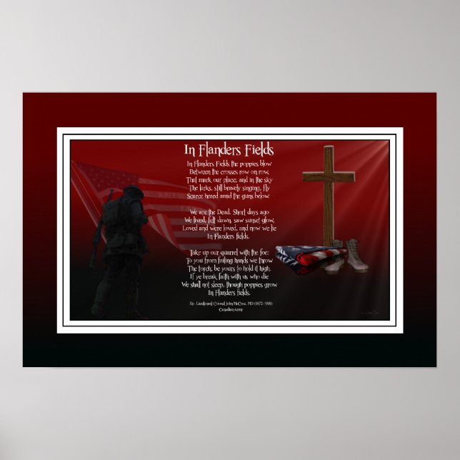 In Flanders Fields Poster (Front)
