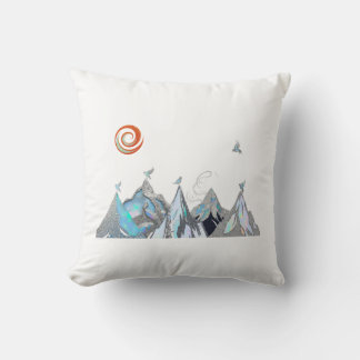 In Flight Throw Pillow