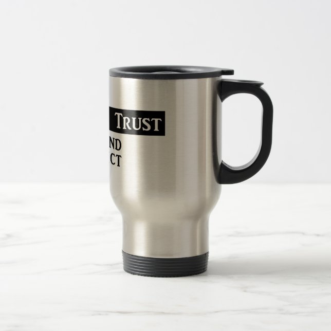 'In Fog We Trust" - Commuter Mug (Right)
