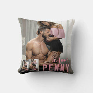 In for a Penny Throw Cushion