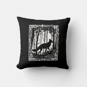 In Forest Cottagecore Goblincore Forestcore Aesthe Throw Pillow