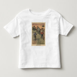 In French Congo, elephant trained to ploughing Toddler T-shirt