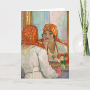 In Front of the Mirror Henri Lebasque Card