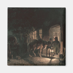 In front of the Pub, 1843 Magnet