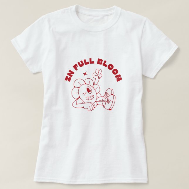 In Full Bloom Graphic T-Shirt (Design Front)