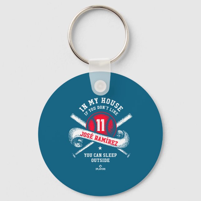 In Funny House Jose Ramirez Mlbpa Mlb Keychain (Front)