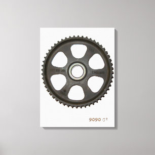 In Gear Art Canvas Print