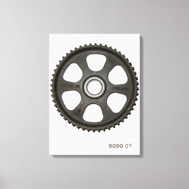 In Gear Art Canvas Print (Front)