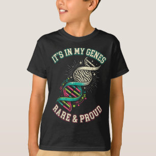 In genes rare and proud zebra dna warrior support T-Shirt