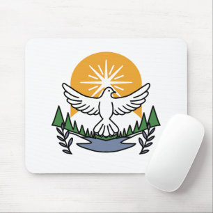 In God’s Spirit We Rise – Faith and Freedom Mouse Pad