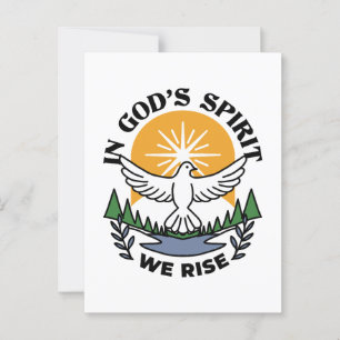 In God’s Spirit We Rise – Faith and Freedom Postcard