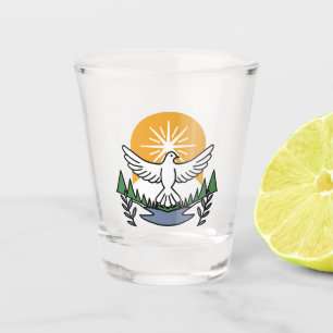 In God’s Spirit We Rise – Faith and Freedom Shot Glass