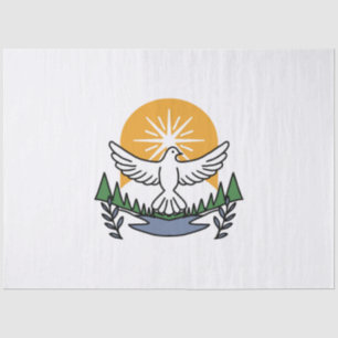 In God’s Spirit We Rise – Faith and Freedom Tissue Paper