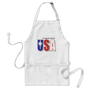 In God We Trust apron