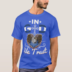 In God We Trust, Eagle American Flag Premium T-Shirt