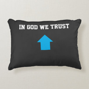 In God We Trust – Faith & Hope Aesthetic Accent Pillow
