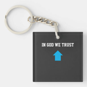 In God We Trust – Faith & Hope Aesthetic Keychain